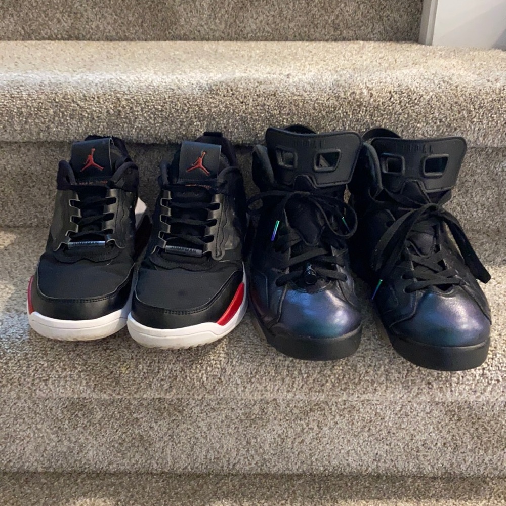 Jordan 6 and Jordan Air Max 200.